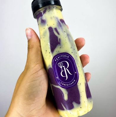 Açaí na Garrafa Cremoso de Maracujá 300ml