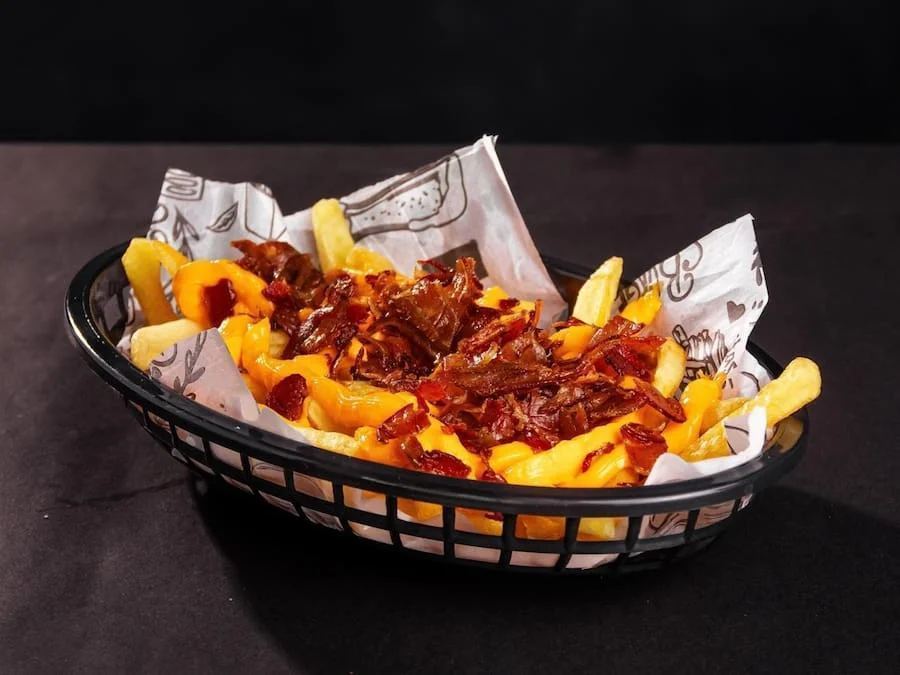 Batata cheddar e bacon